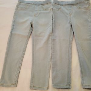 MuMuCoCo Girls (2 pair) Prewashed Stretch Jeans Size 6